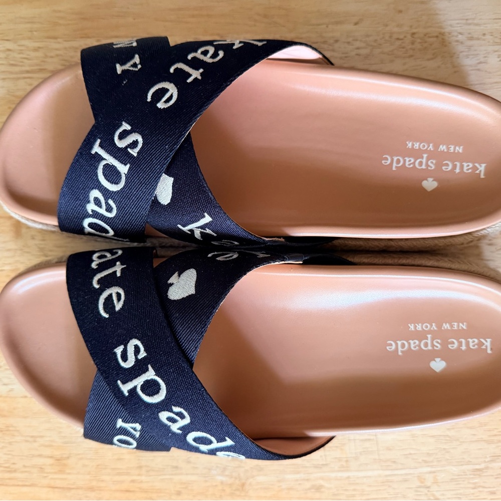 KATE SPADE Piper Flatform Black Sz 9 BRAND NEW IN BOX! - Picture 9 of 10
